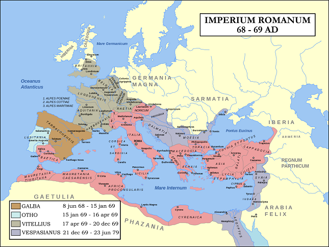 古罗马帝国的版图图片