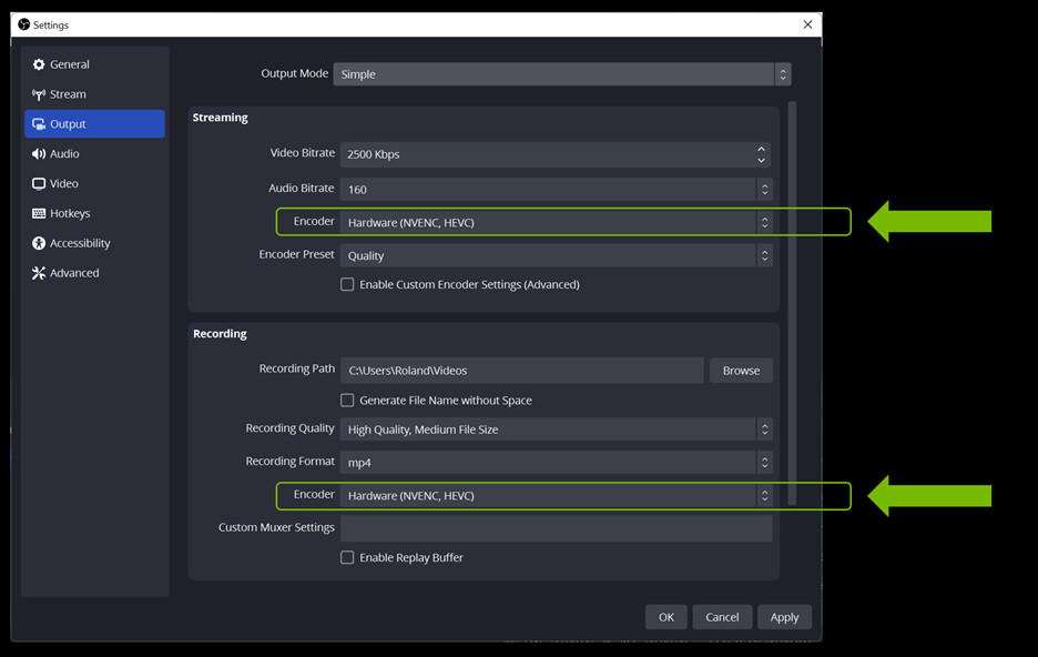 Nvidia官方OBS设置教程 哔哩哔哩