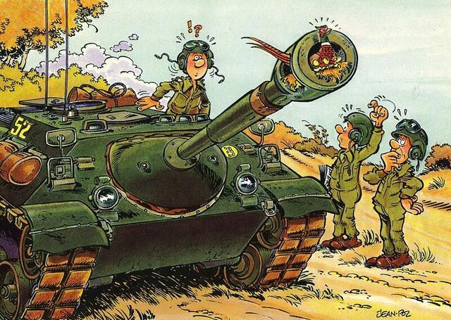 开心一刻 比利时漫画家笔下的傻大兵