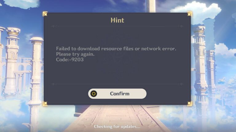 原神 更新 错误 Error Code -9203 解决方法 - 哔哩哔哩