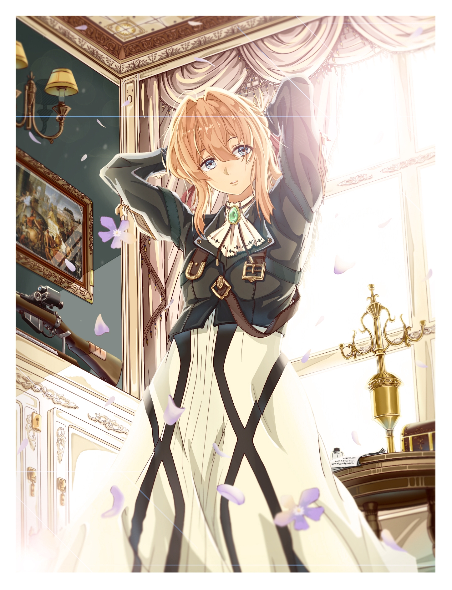 薇尔莉特也许会迟到,但绝不会忘记砸到你的头顶!