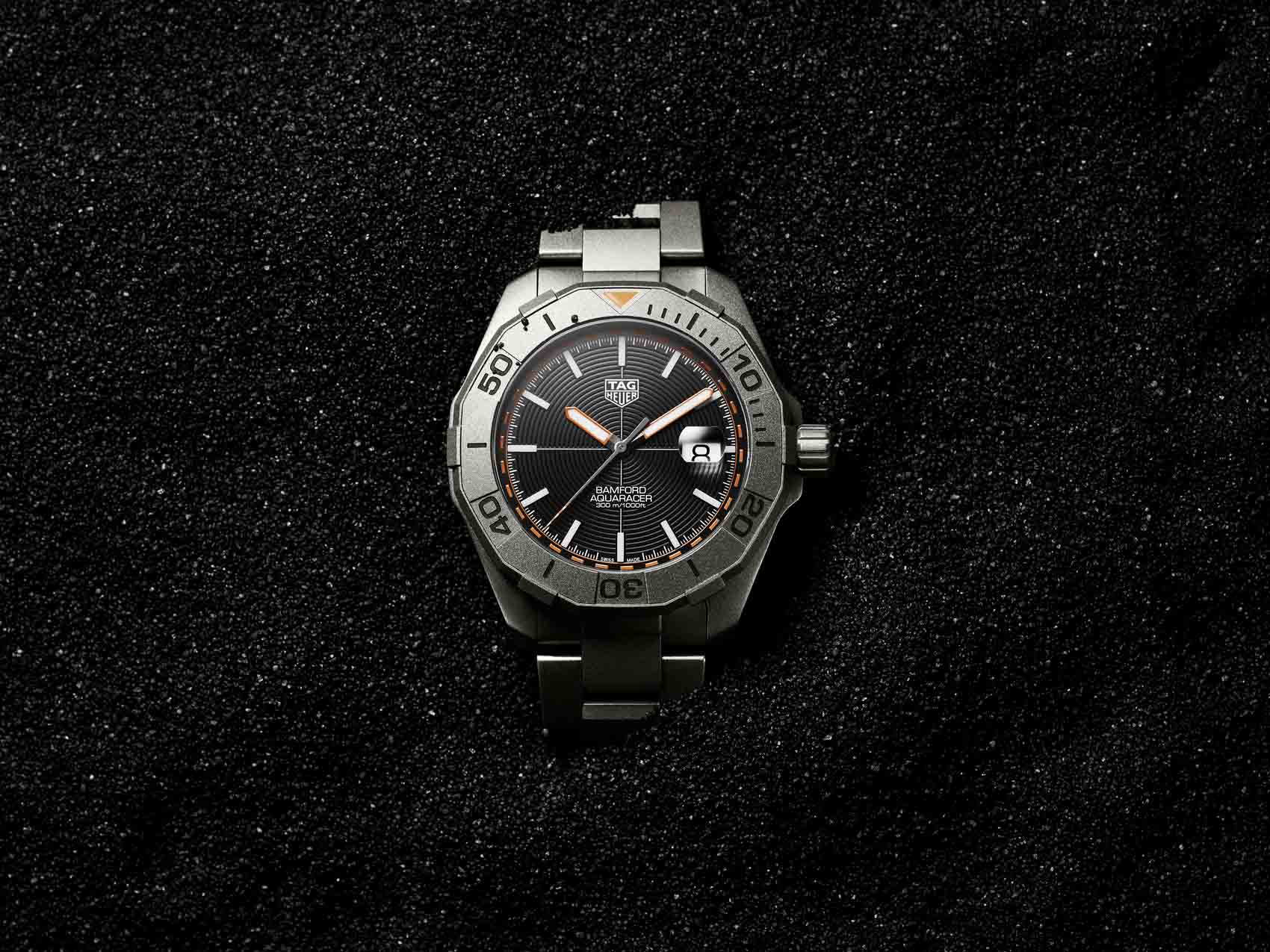 泰格豪雅与bamford watch department再次携手推出竞潜系列(aquaracer