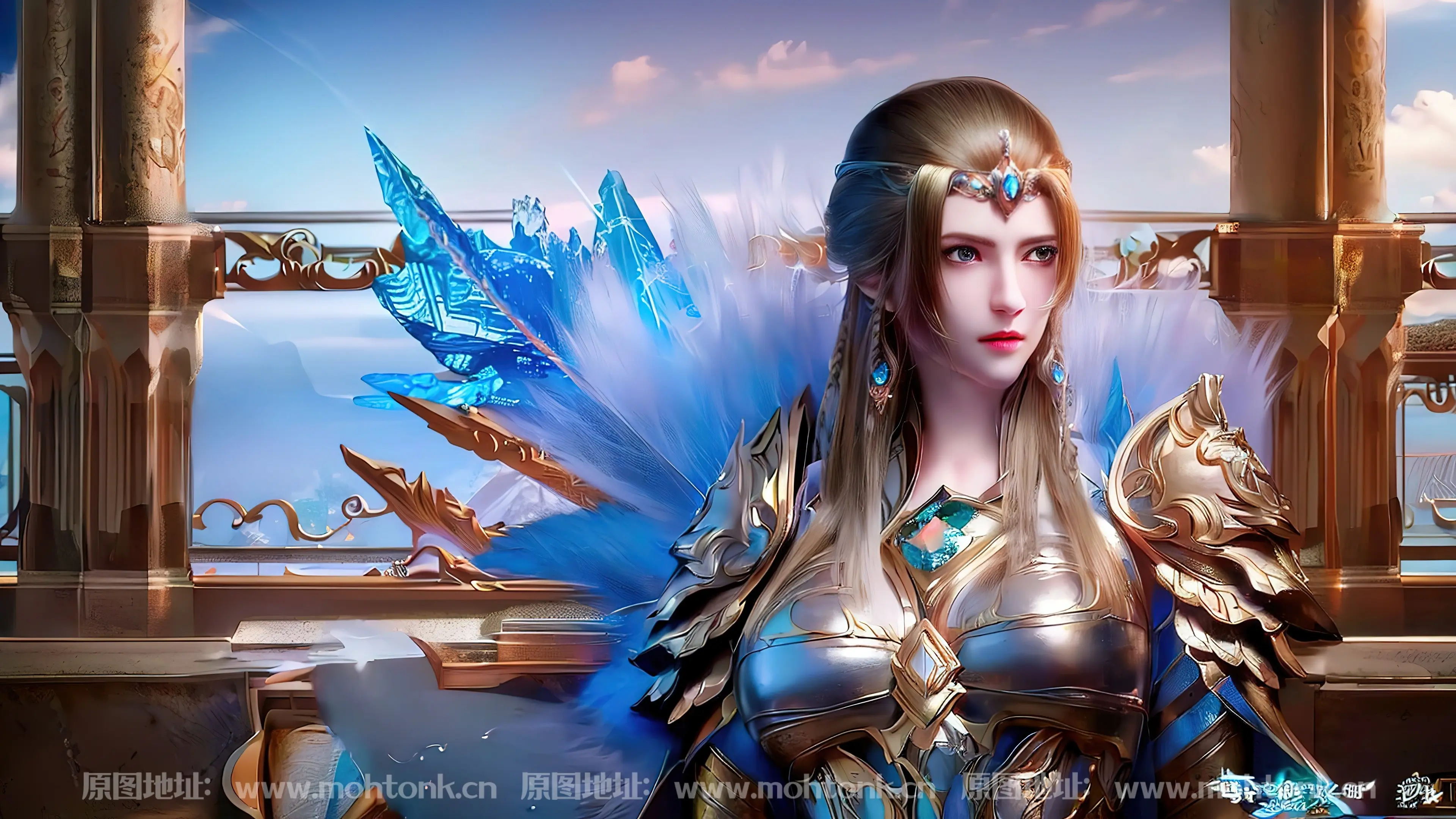 495张雄兵连超神学院天使彦图集ai绘画动漫卡通二次元电脑高清壁纸