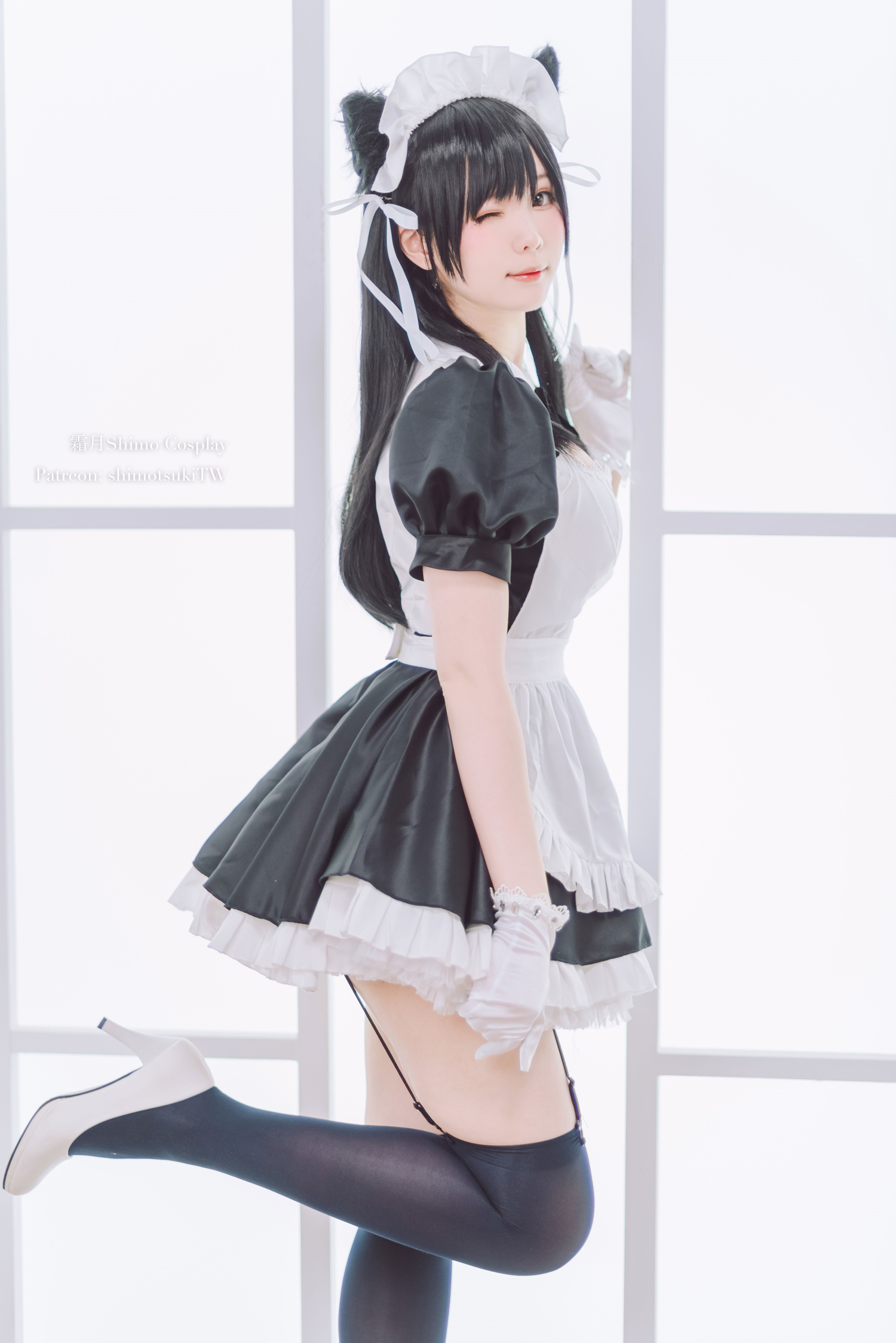 霜月shimo爱宕女仆cosplay3