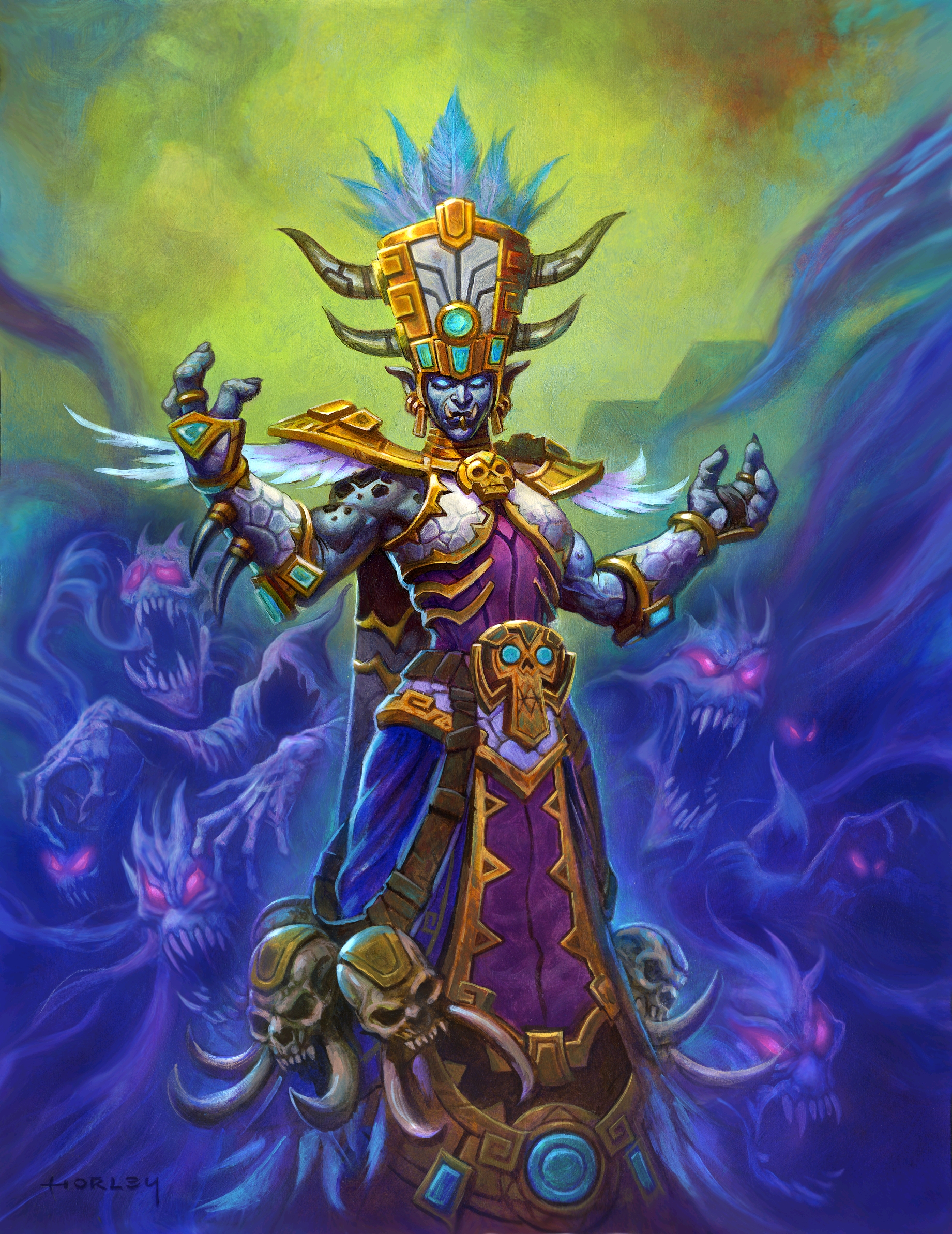 炉石传说原画拉斯塔哈大乱斗上