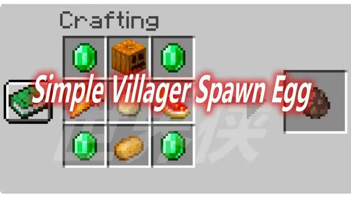 1 14 4 Simple Villager Spawn Egg Mod 哔哩哔哩