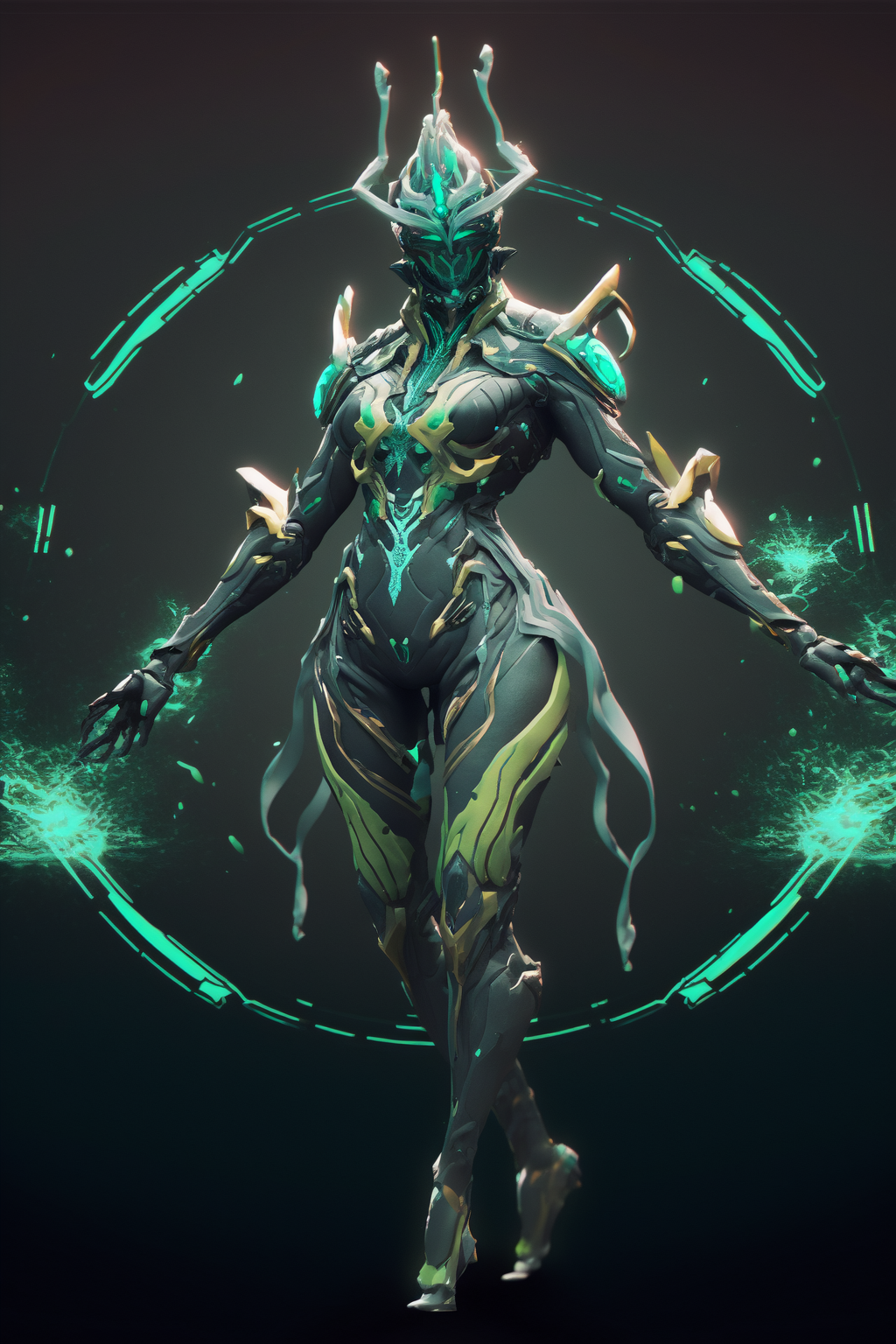 AI绘画分享（4）：niji生成warframe 哔哩哔哩