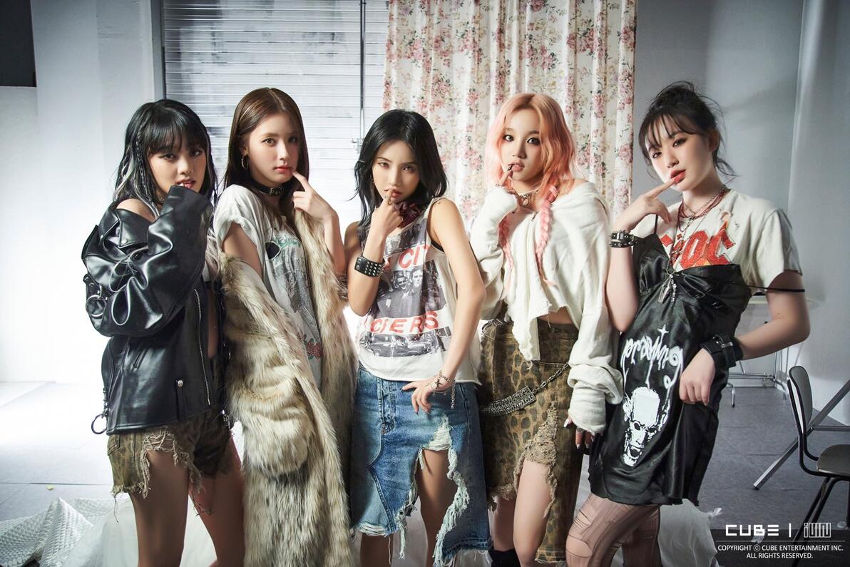 0320 来取美女照片吧~[(G)I-DLE]正规1辑‘INEVERDIE’封面拍摄现场幕后故事！ - 哔哩哔哩