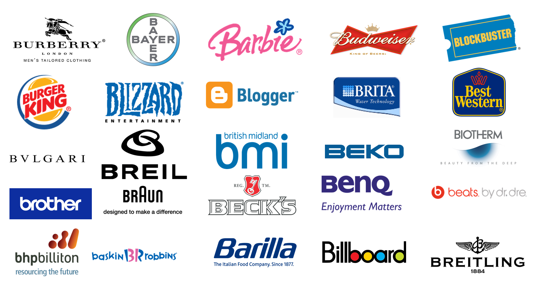 Famous Brand Logos Letter B 