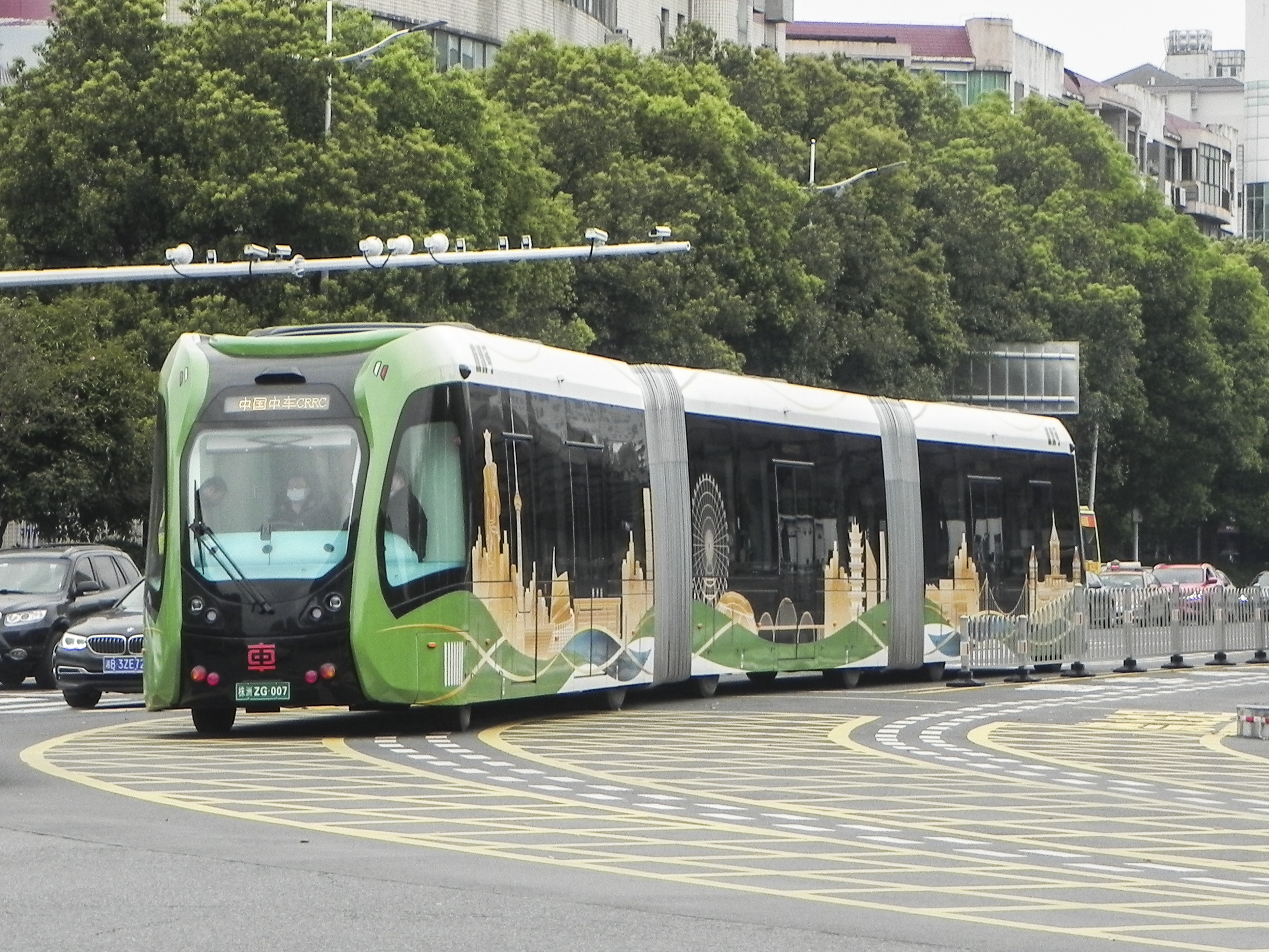 【谍报家】株洲公交teg6105bev25智轨廊内公交新车