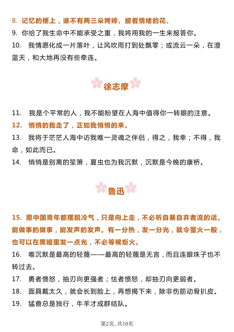 高中作文 神来之笔 个知名作家 100句名人名言 高中党急需的语文素材 哔哩哔哩 高中作文 神来之笔 个知名作家 100句名人名言 高中党急需的语文素材 哔哩哔哩