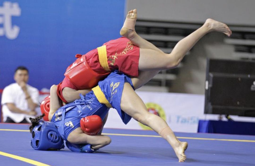 2019年女子散打锦标赛激战首日,16场比赛分差胜!