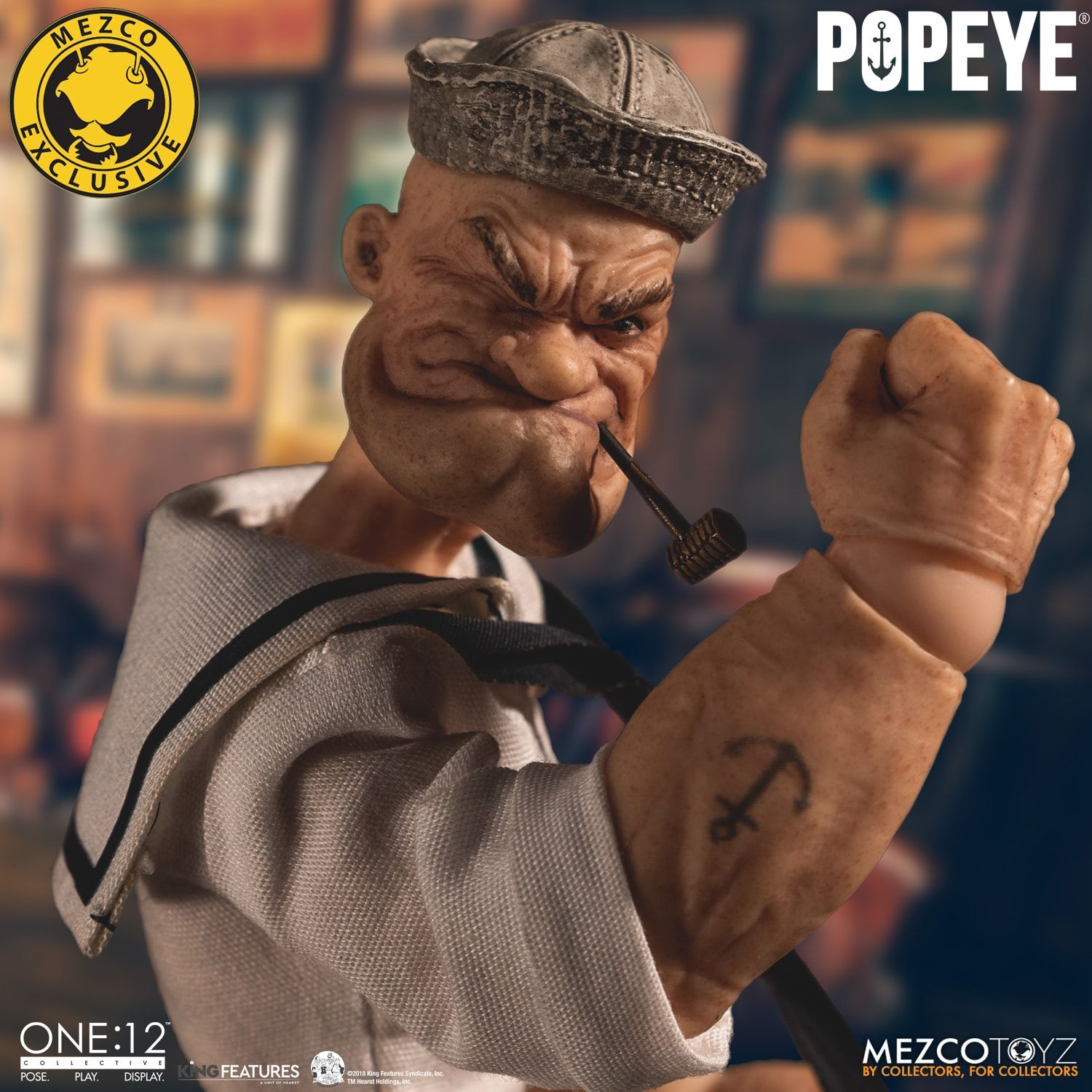 mezcotoyz 限定 one:12系列《大力水手》1/12 大力水手波派(水手豪華