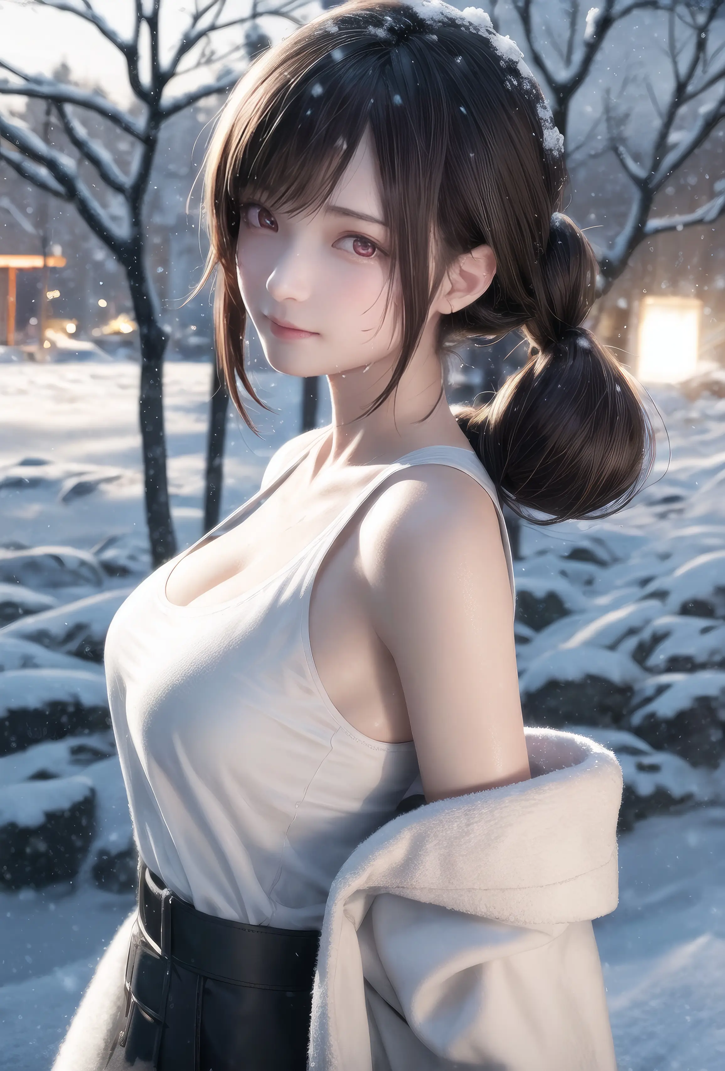 邻家少女2ai绘画头像图集动漫卡通二次元手机电脑高清壁纸cg - 哔哩