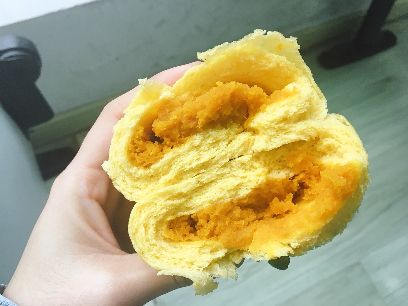 南瓜面包的做法_【图解】南瓜面包怎么做如何做好吃_南瓜面包家常做法大全_孟姗_豆果美食