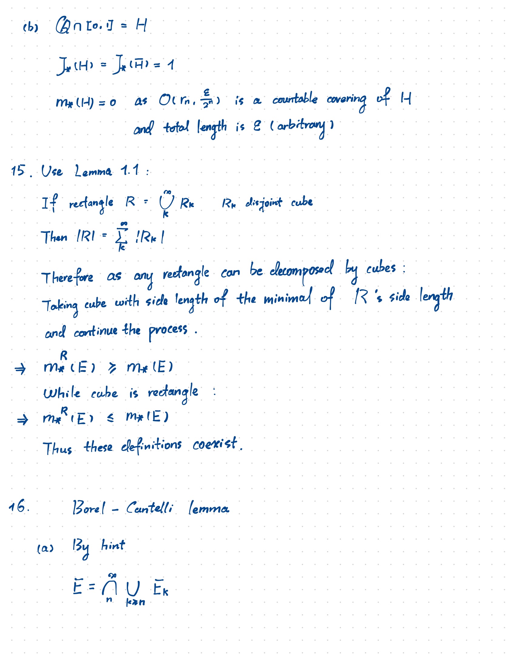 Stein Real Analysis 1.6 exercises 1120 哔哩哔哩