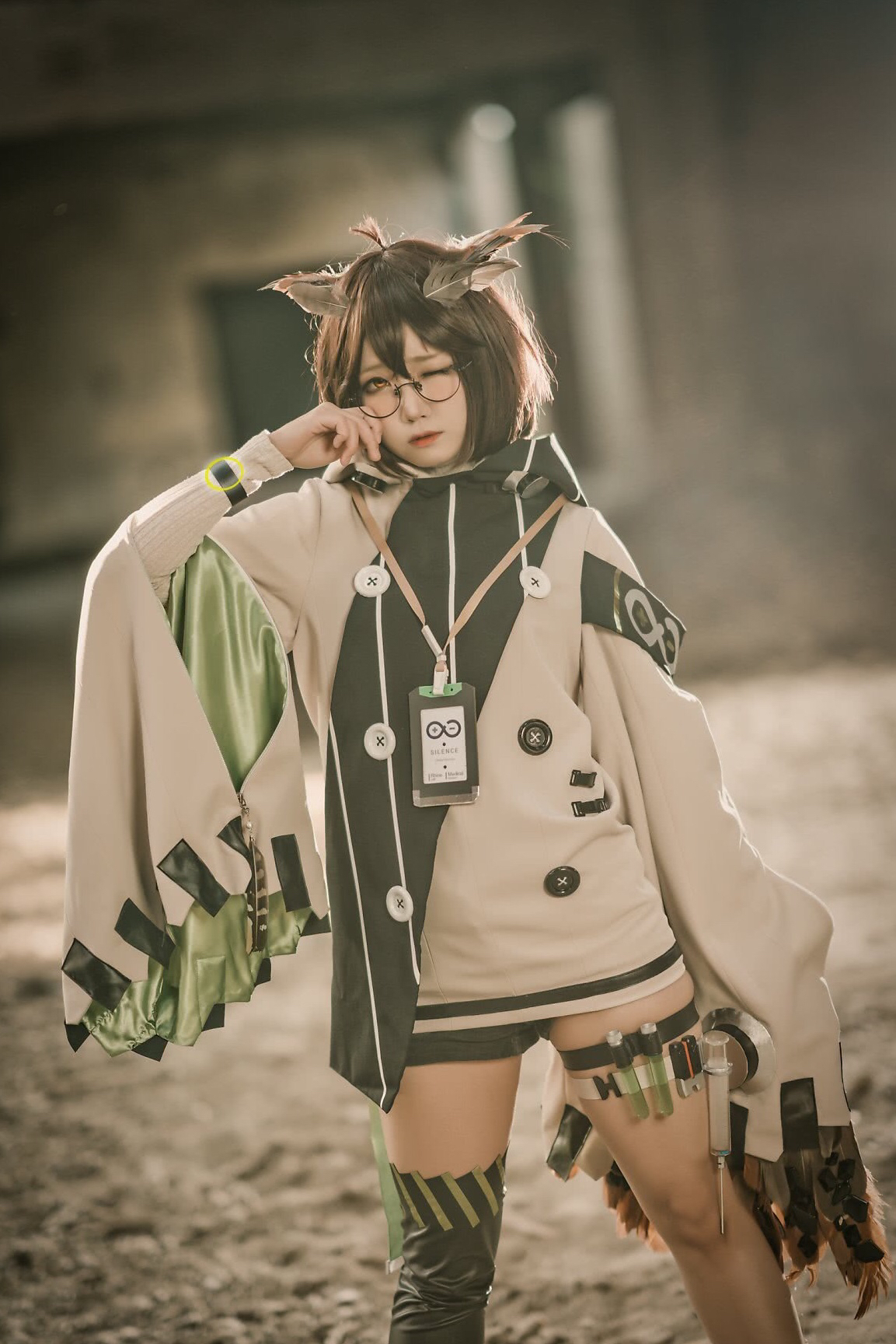 《明日方舟》赫默cosplay(转载)
