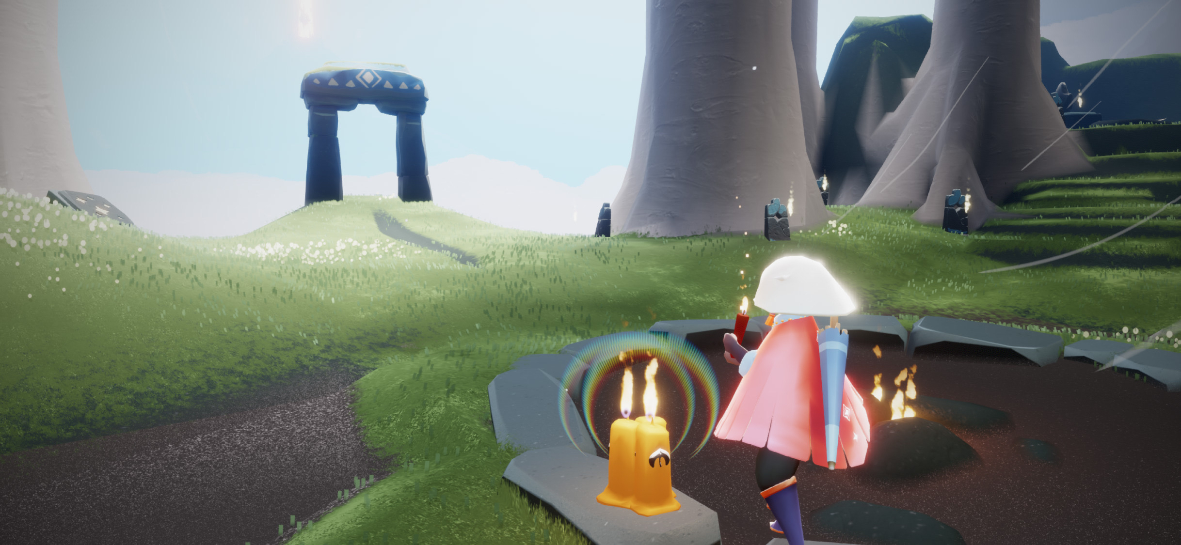 光遇圣岛季雨林限定蜡烛位置