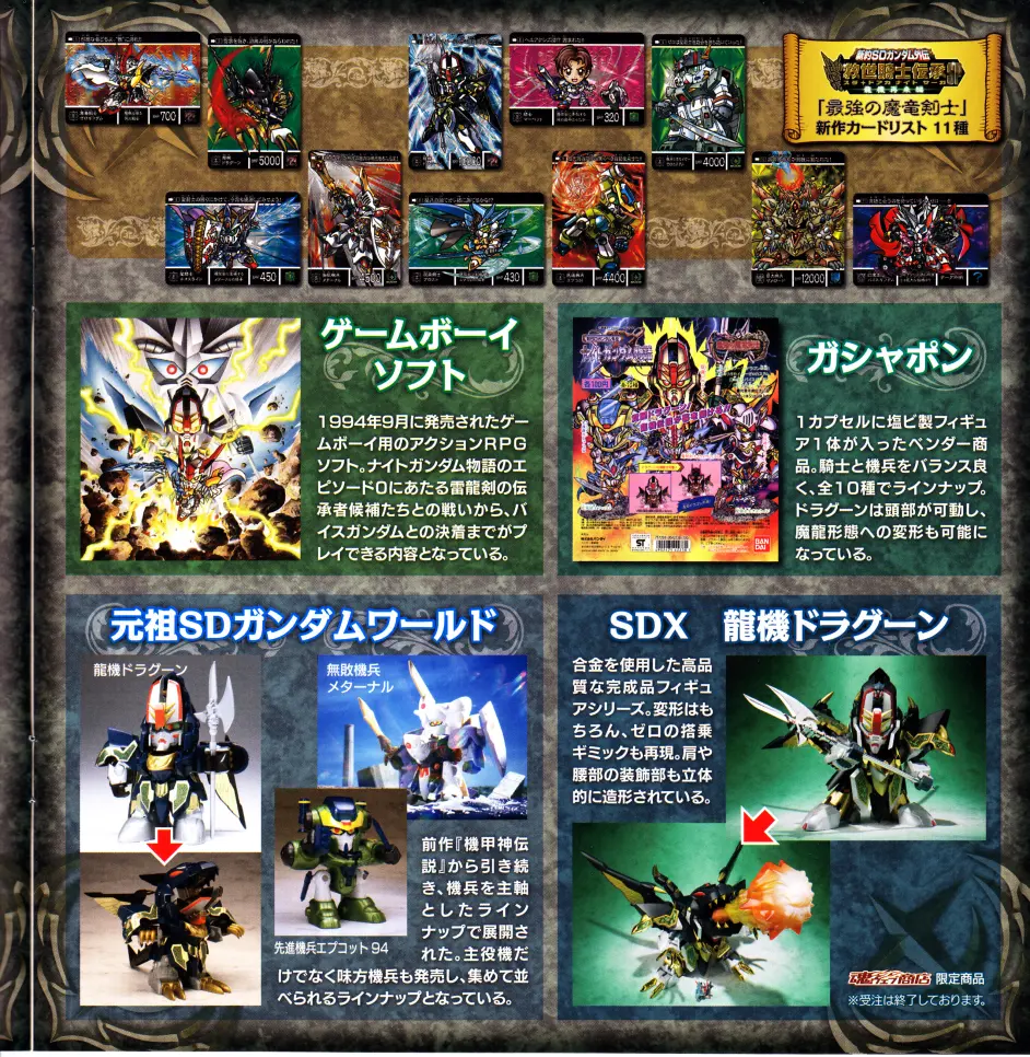 未組立】元祖SDガンダム 栄光の聖騎士機兵軍団 PART1 未組立 元祖