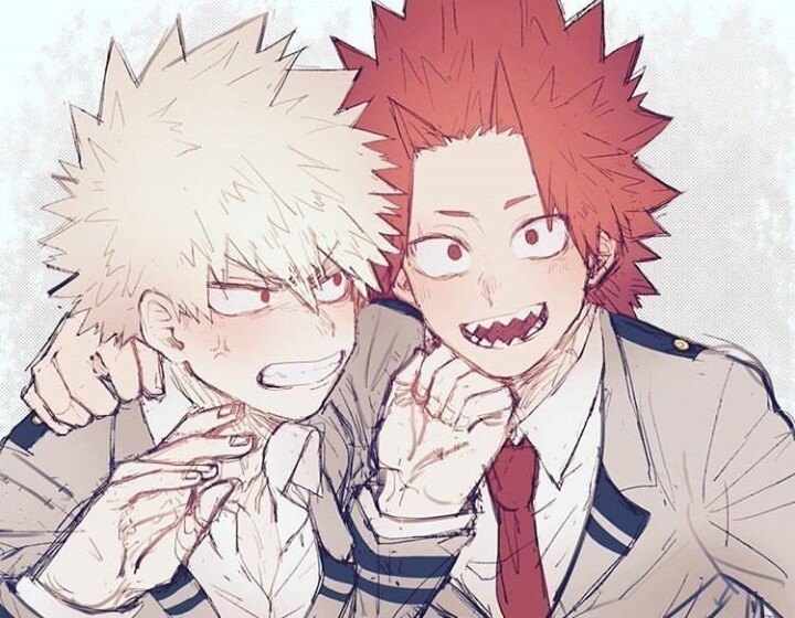 切岛:瞧这是我的好哥们儿.爆豪:不要老把我算进去!