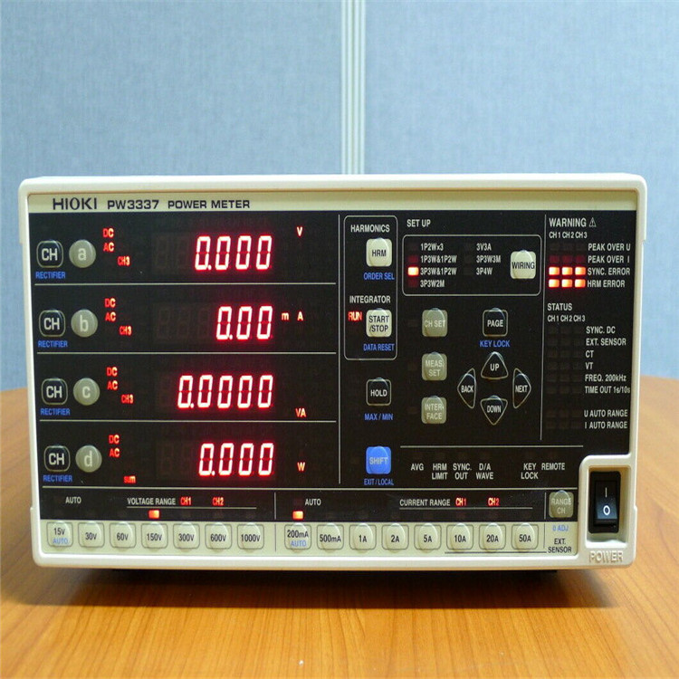 资料PW3337日置PW3336功率计pw3335日本原装 哔哩哔哩