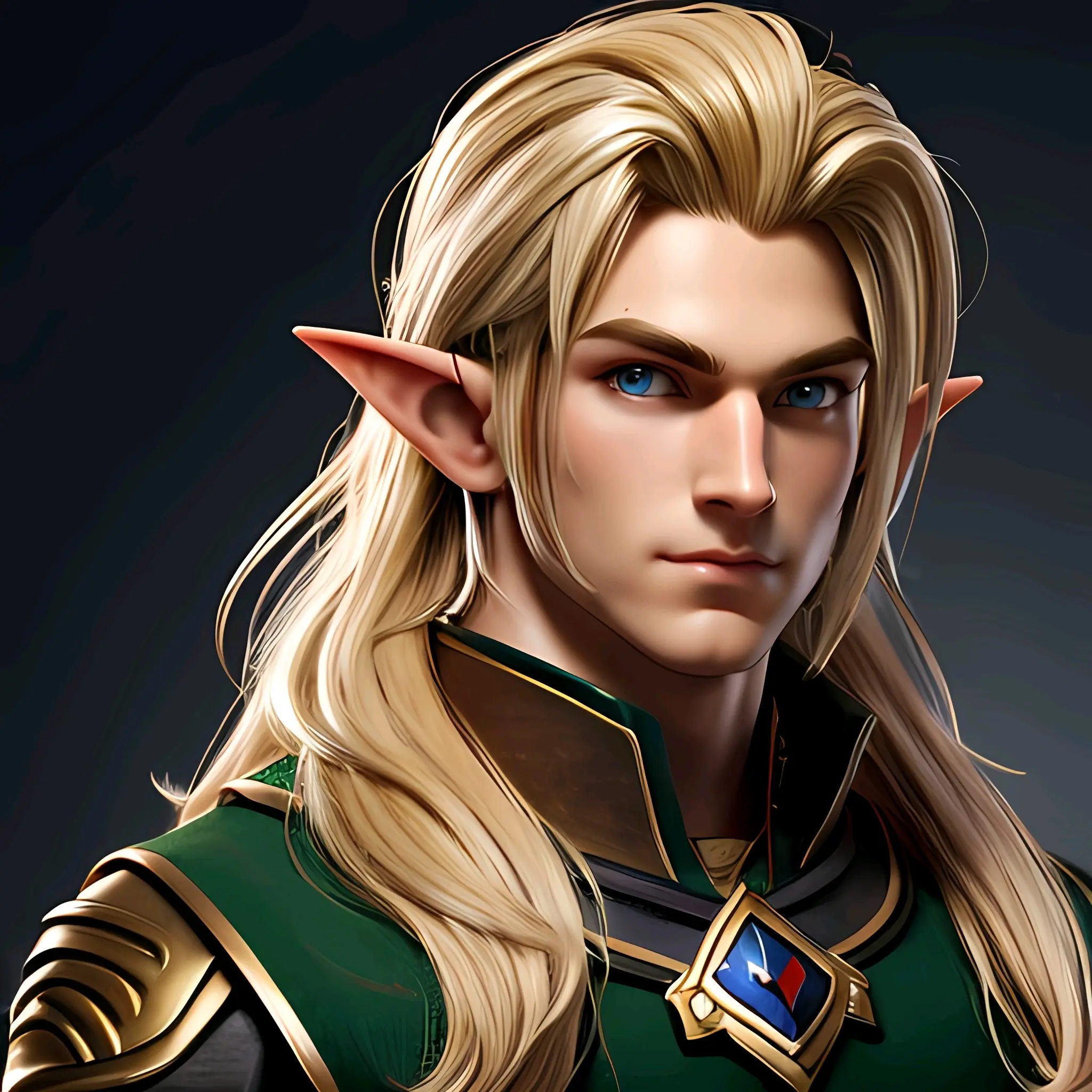 ai绘画,ai画的男性精灵(3d风格).2023年10月17日 - 哔哩哔哩