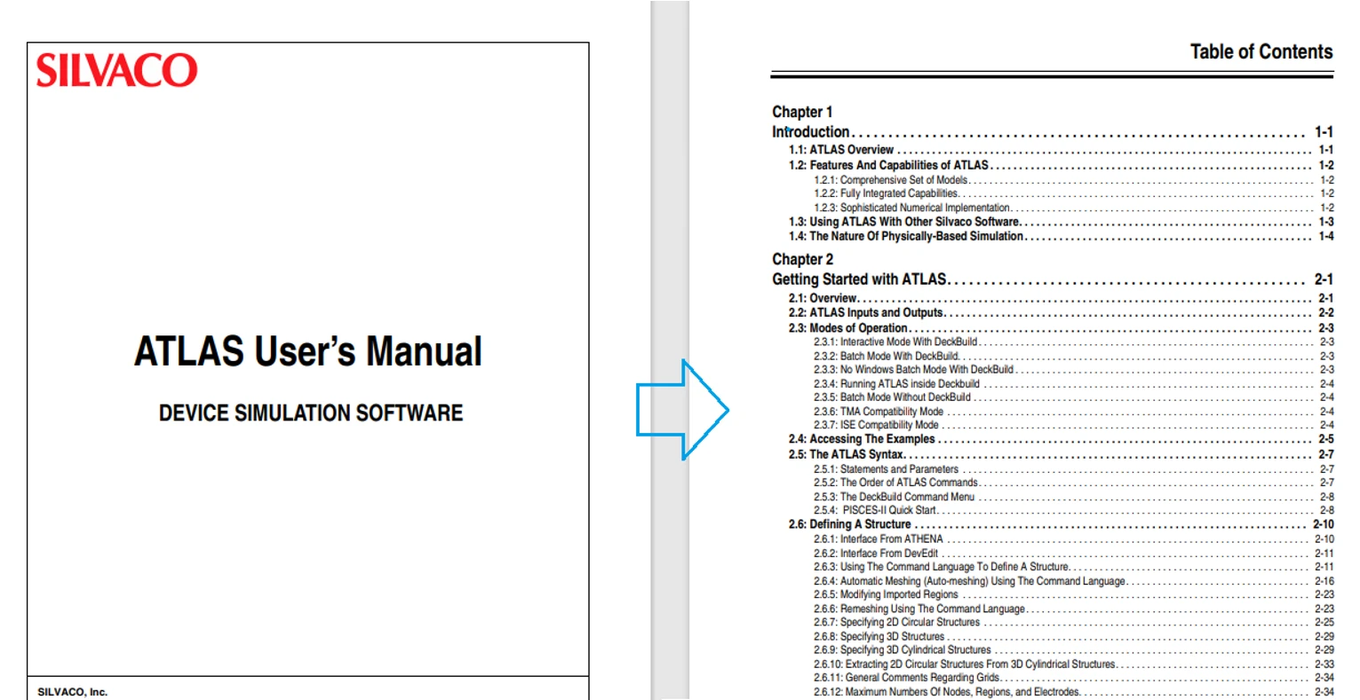 Slivaco TCAD 小白系列 5. ATLAS使用手冊簡論 哔哩哔哩