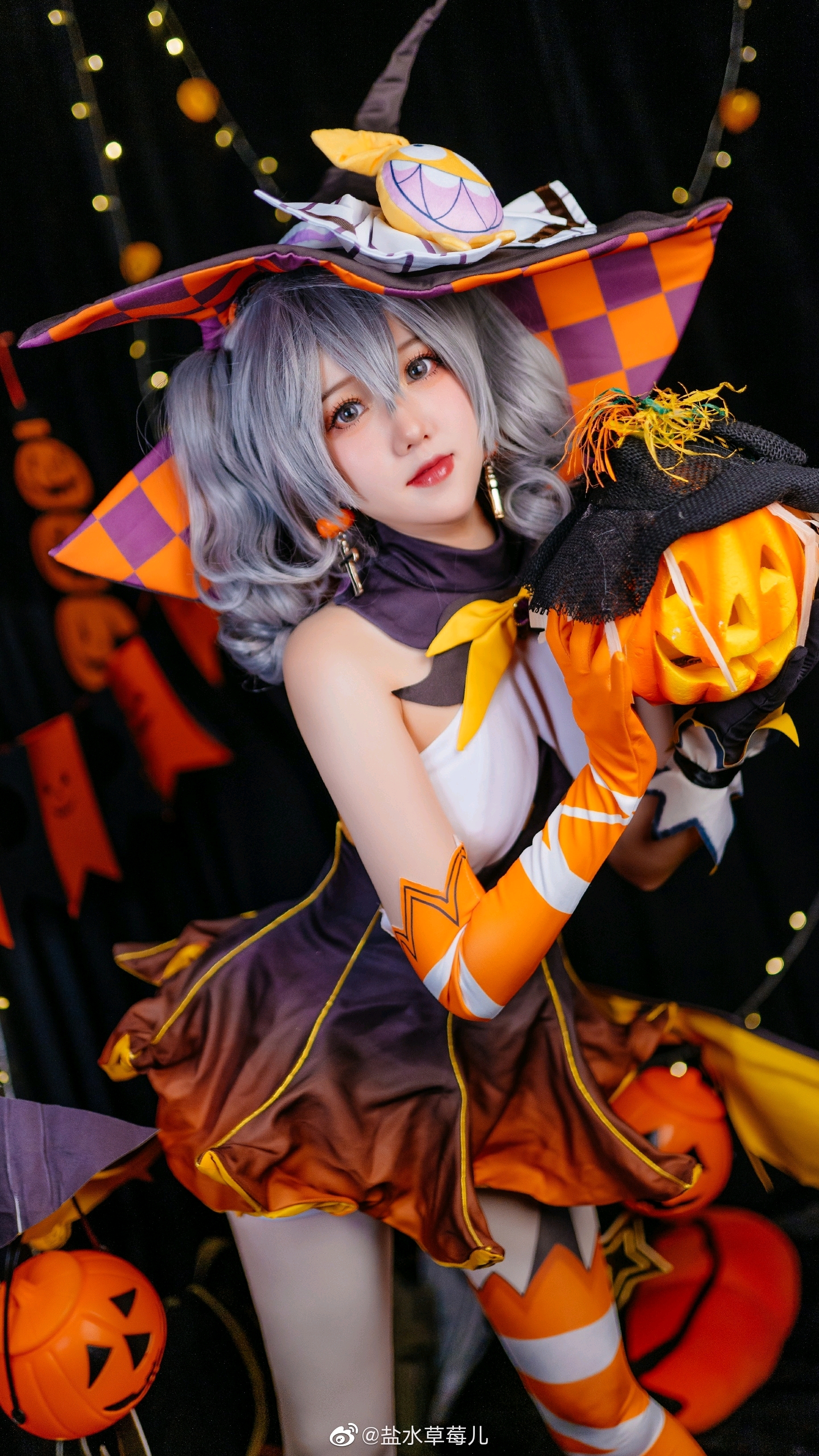 cosplay〕崩坏三 布洛妮娅在万圣节最可爱了