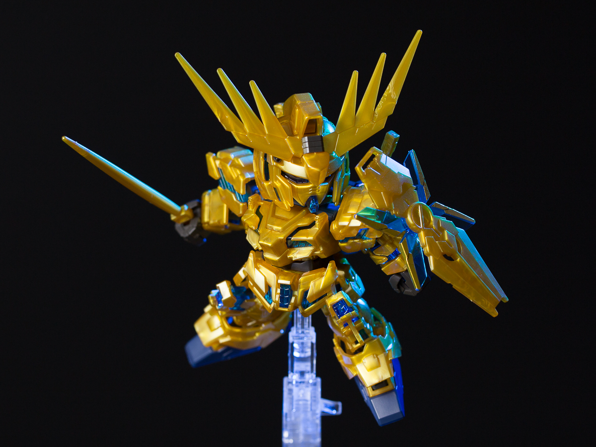 【评测】万代SDCS独角兽高达3号机 菲尼克斯