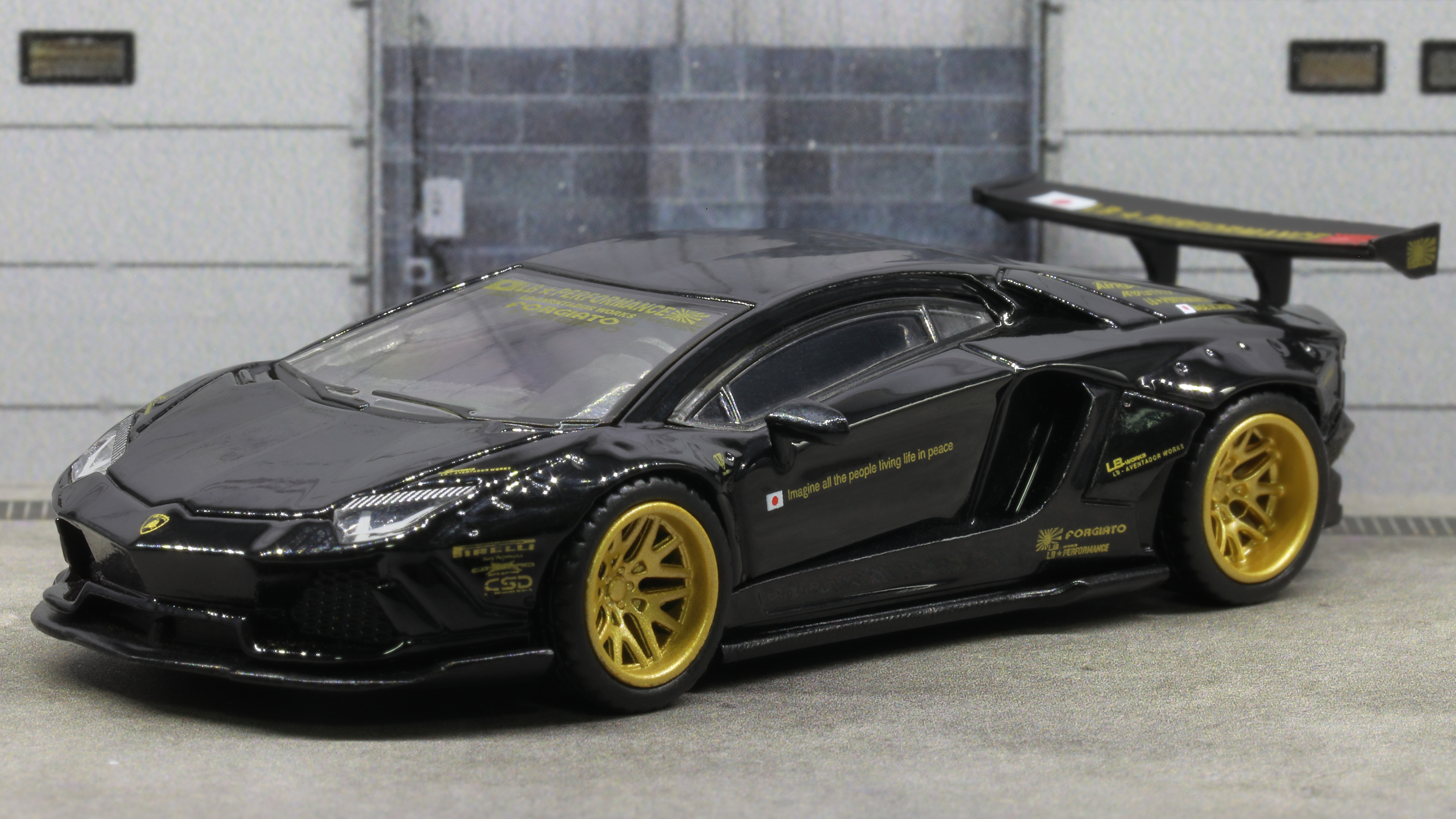 每日一车 - lamborghini aventador libertywalk - minigt