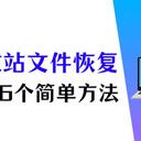 怎么恢复回收站删除的文件？分享6个操作简单的方法