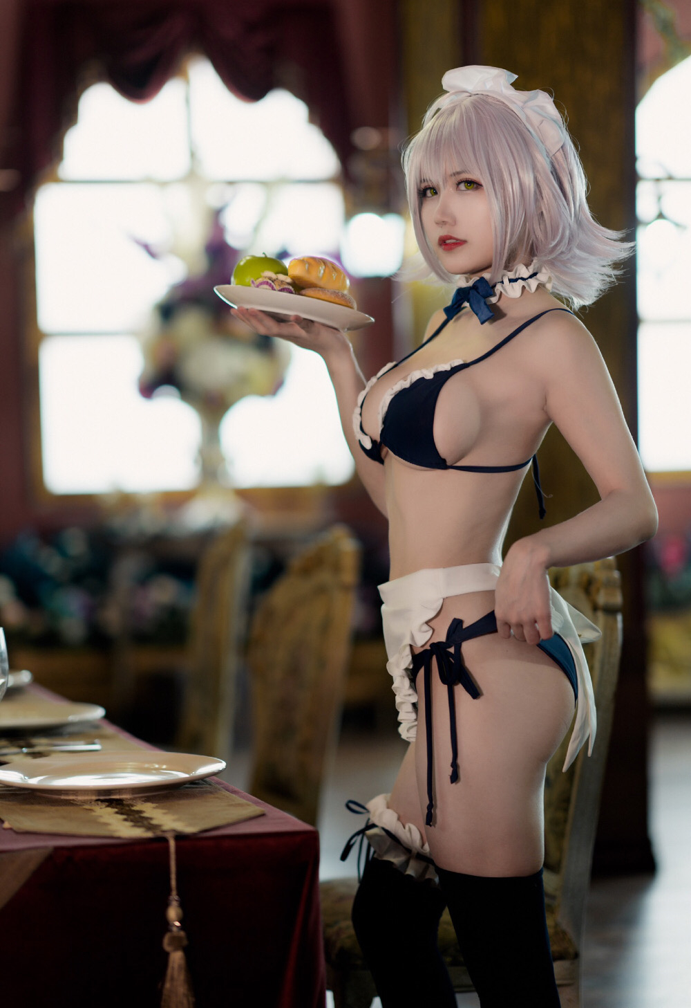 小仓千代W黑贞女仆同人Cosplay3