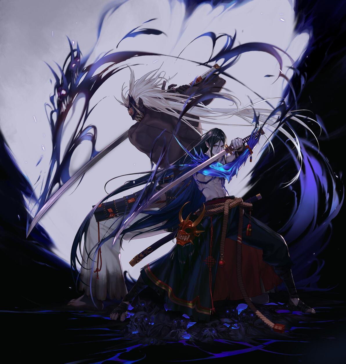 【收藏向】DNF全职业原画立绘(鬼剑士-男)（第一期） - 哔哩哔哩