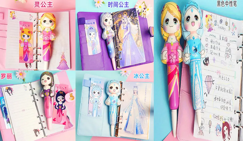 叶罗丽泡泡笔新品上线上手解压神奇公主陪你一起学习