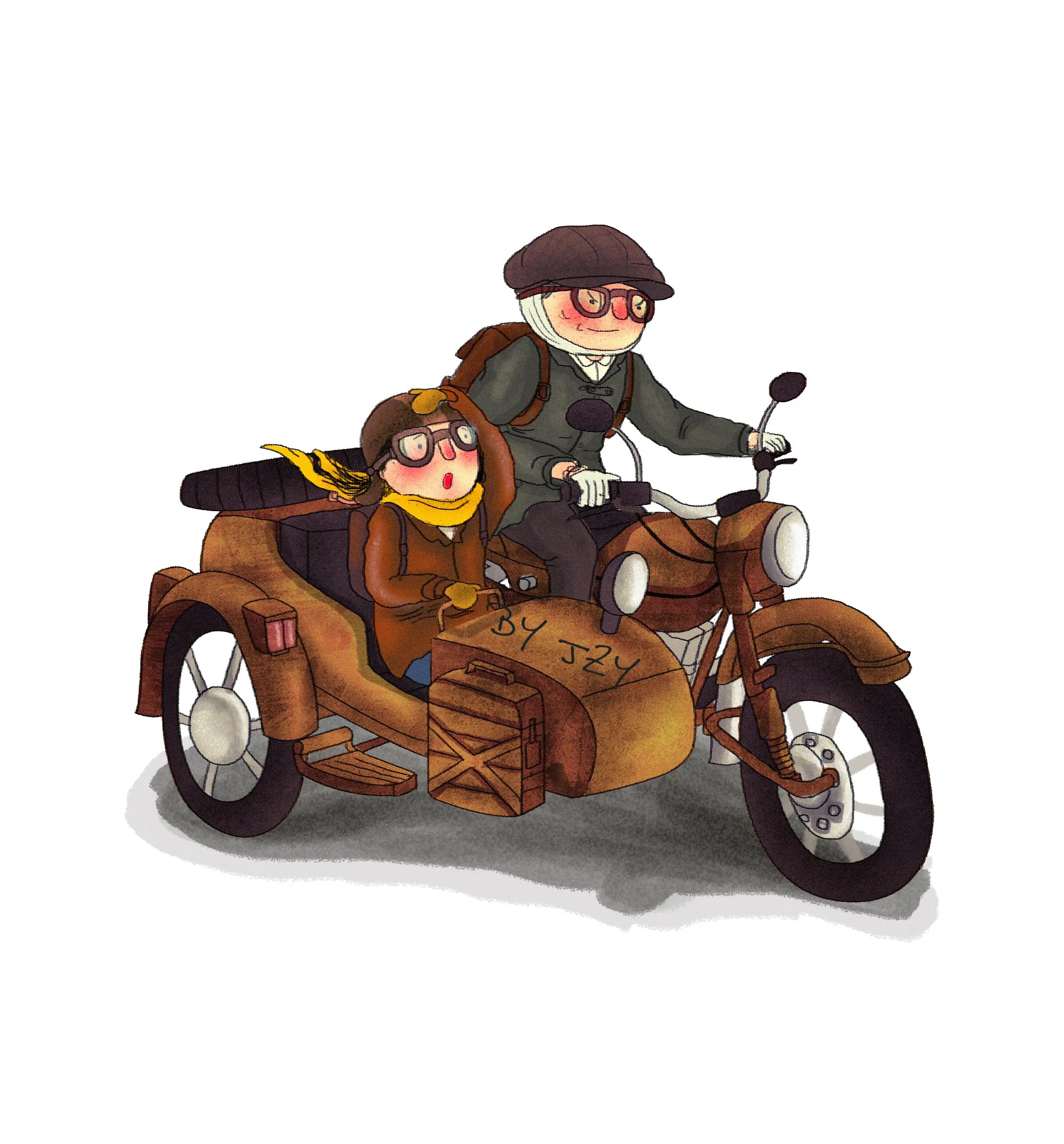 骑车去兜风|插画|商业插画|AlianLee - 原创作品 - 站酷 (ZCOOL)