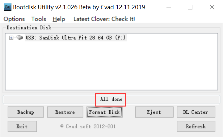 clover efi size clover efi size