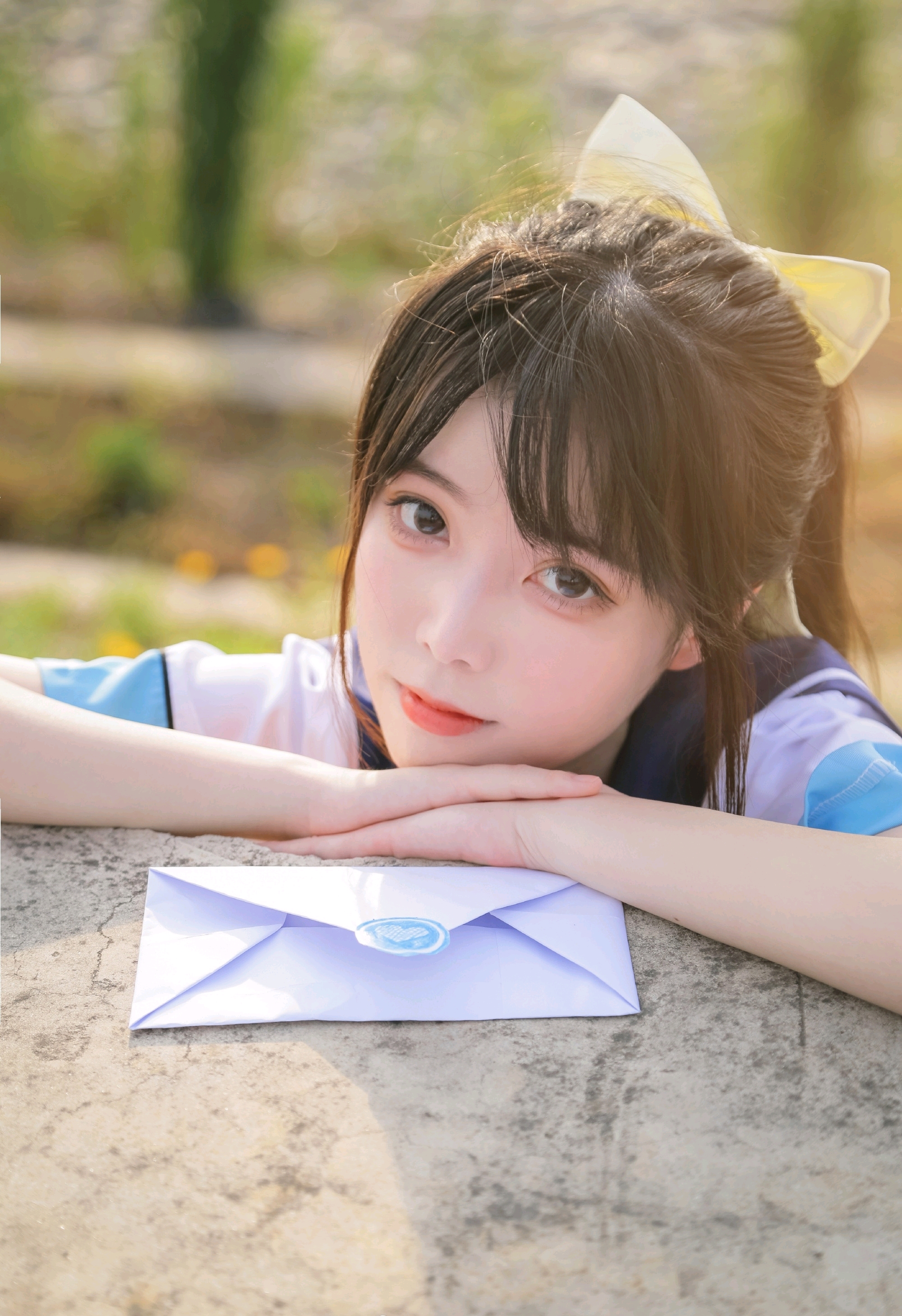 海边的jk少女请收下我的心意