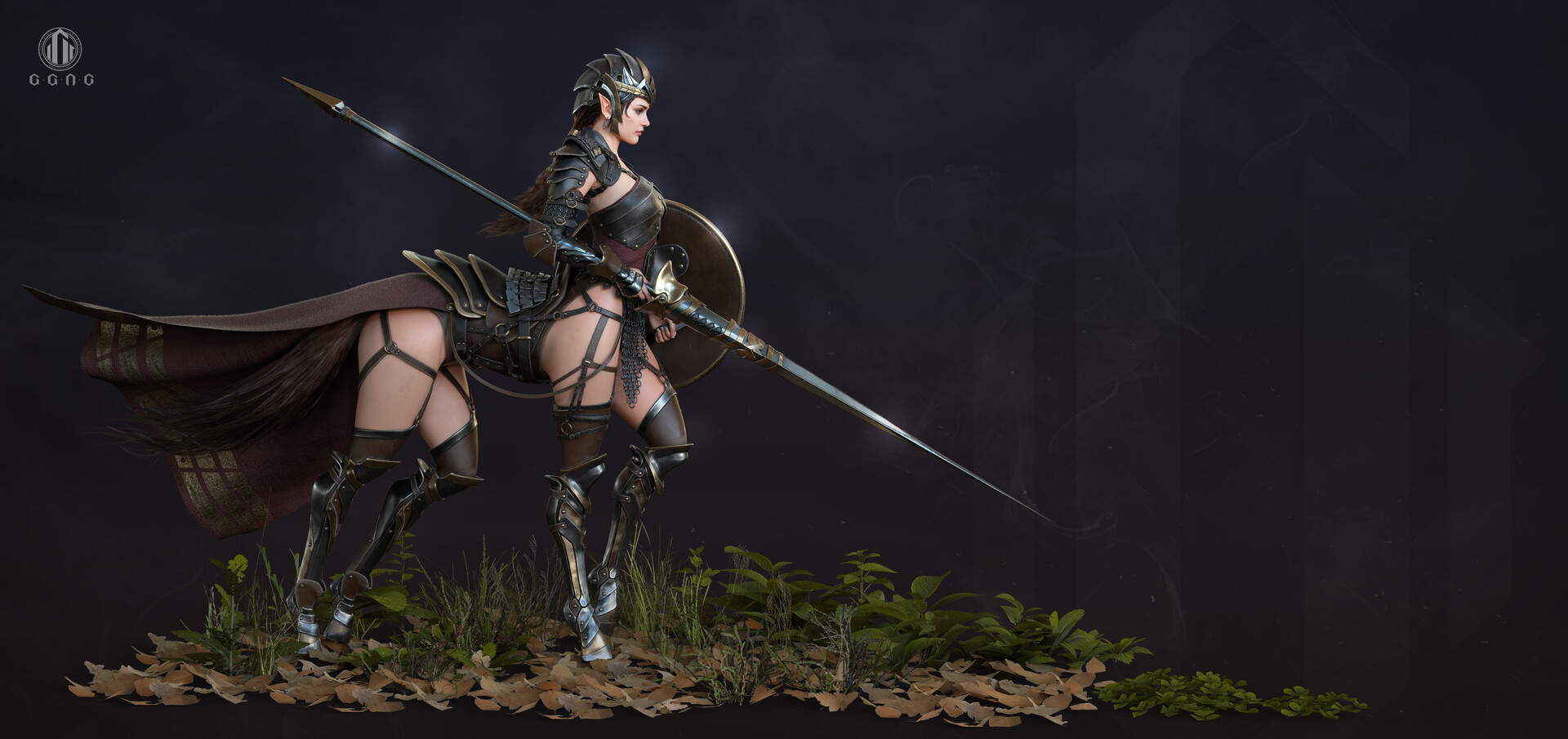 《半人马精灵(centaur elf)》国人大佬徐国栋cg作品赏析