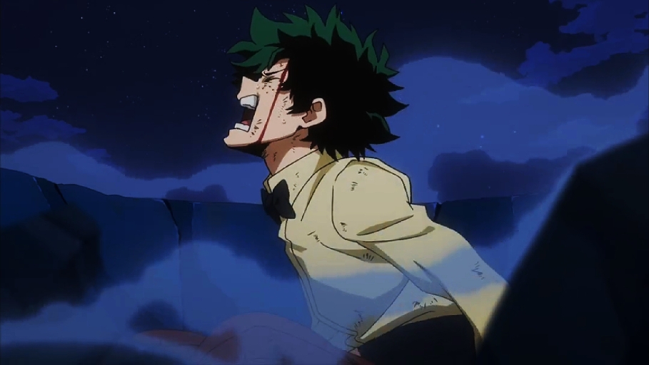 我的英雄学院剧场版:绿谷遇到金发美少女,英雄