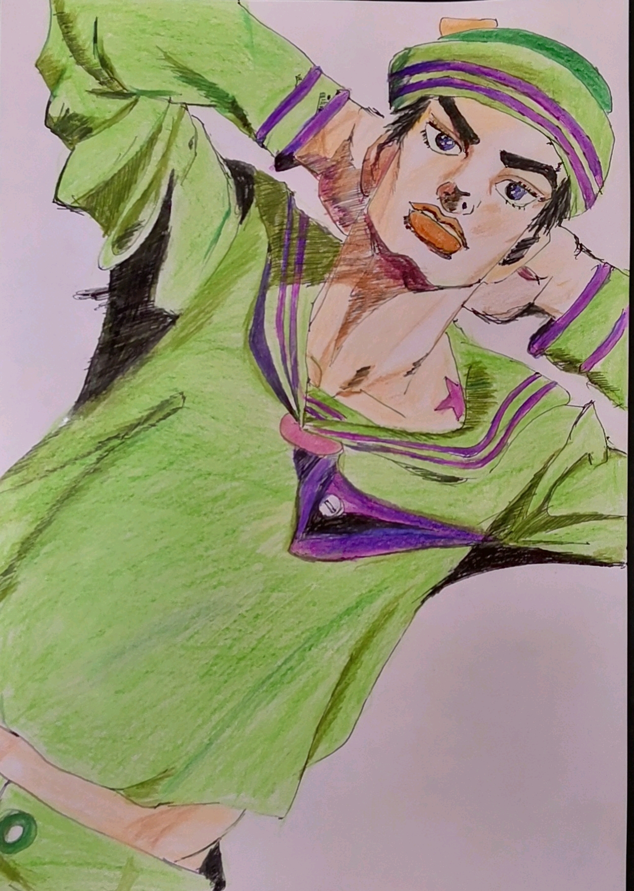 【jojo】【绘画】小郭jo厨也来画jojo啦!wryyyyyyyyyyyyyy!