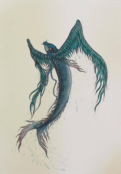 文韬说山海蠃鱼水灾之兽的愤懑遗憾