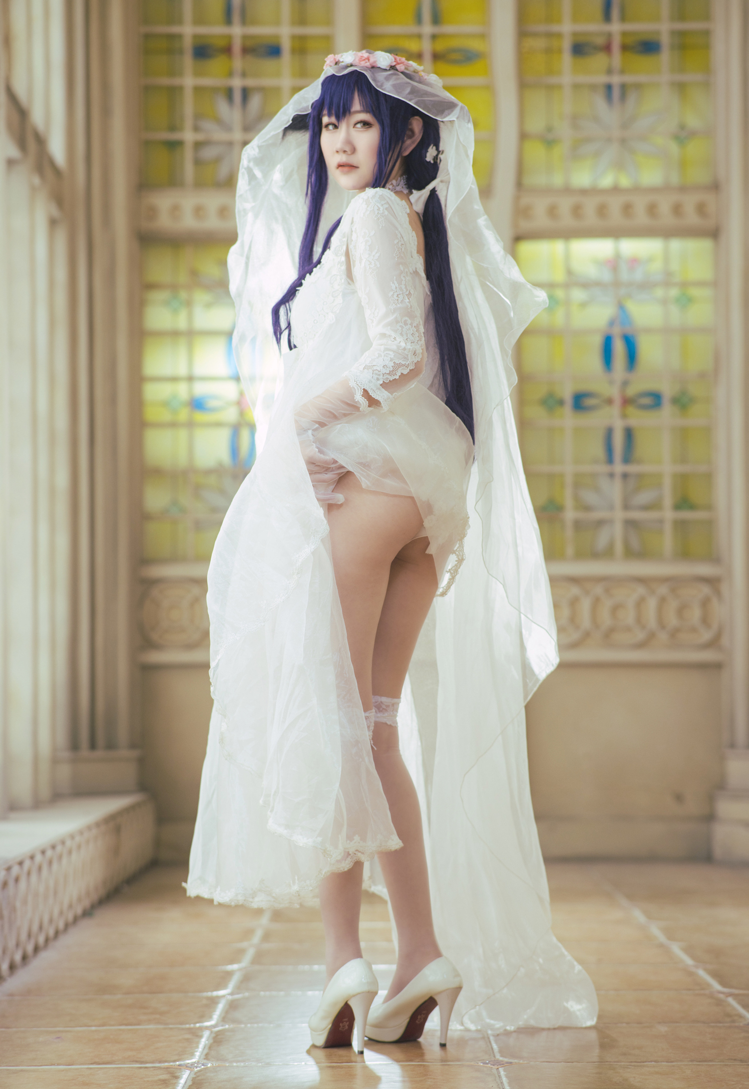 王子子YU碧蓝航线吾妻婚纱CosPlay4