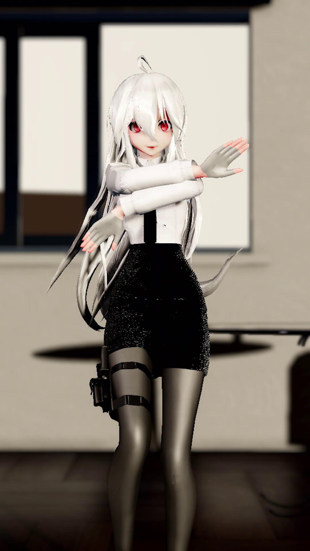 【mmd】弱音haku girl