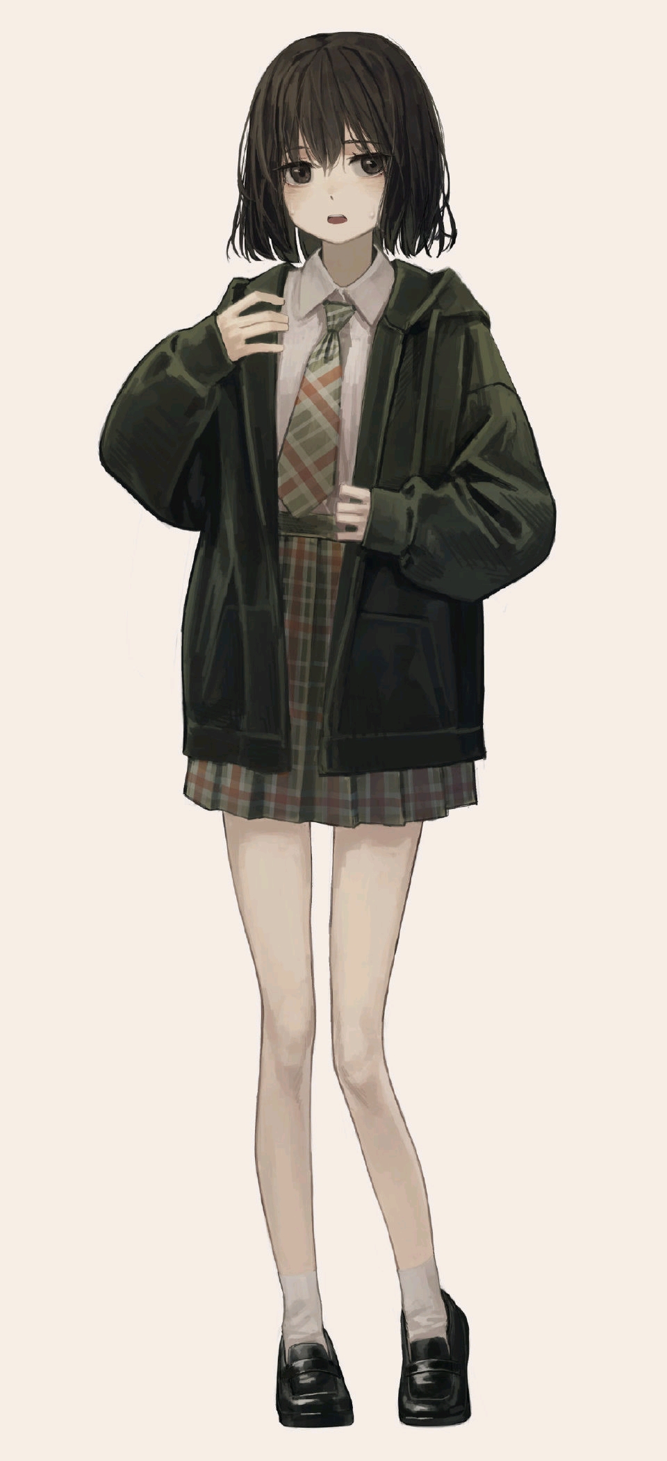 今天也是jk女孩儿的一天～v～画师 yoon