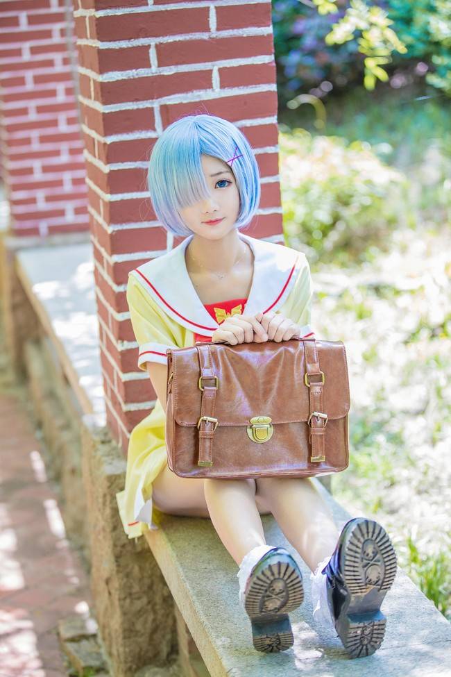 蕾姆 校服cosplay cn:羽天shine