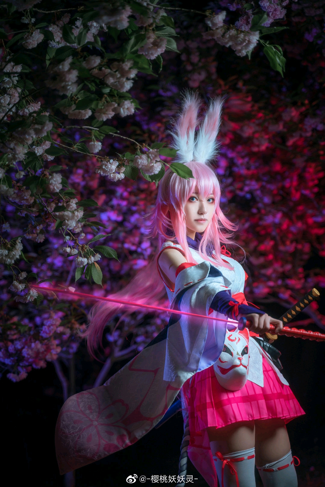 【cos】崩坏3rd八重樱生日快乐:舰长,我可是有五百多岁了哦