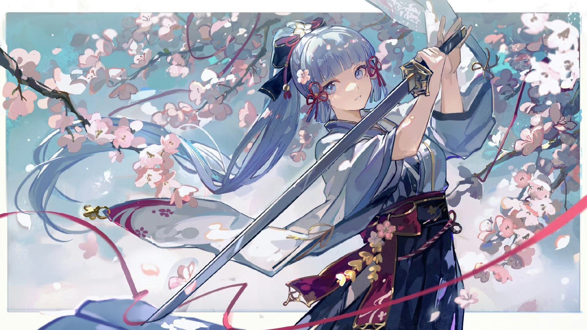 【原神】【空绫】【绫华生贺】绫华,生日快乐 - 哔哩哔哩
