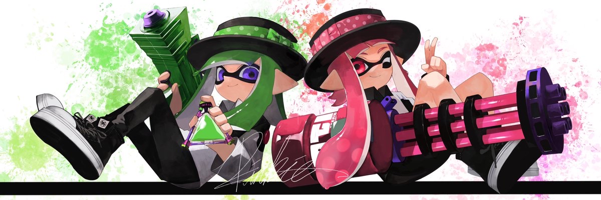 splatoon2街头涂鸦amp水彩