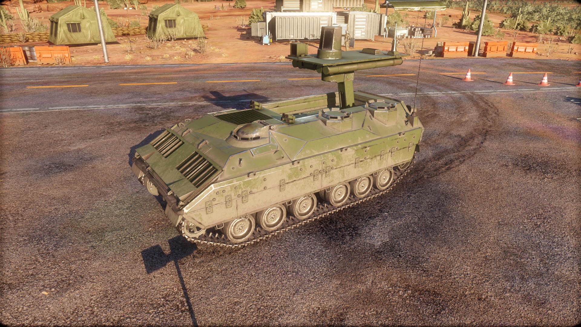 8级坦克歼击车bradley aaws-h——它是losat导弹项目的测试平台之一