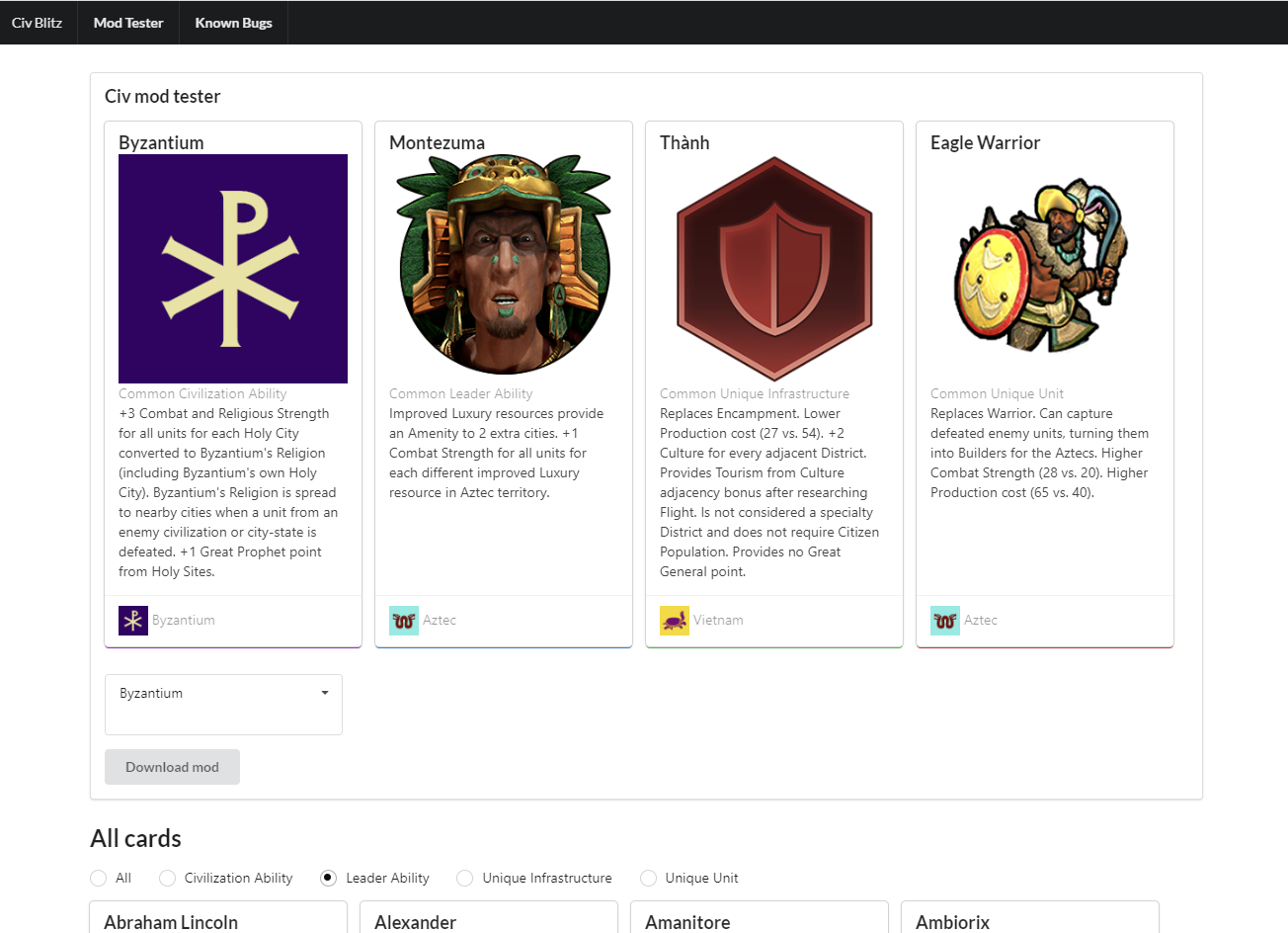 [文明6] 如何本地使用捏文明工具Civ Blitz, 以及杂糅文明强度讨论 哔哩哔哩